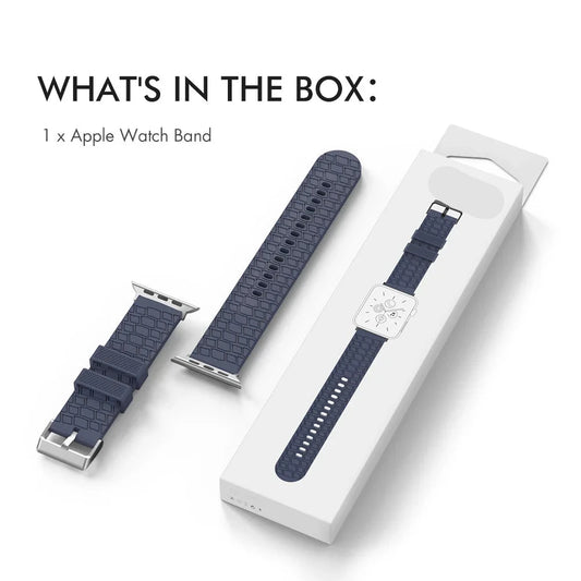 Tire Texture Silicone Watch Band for Apple Watch 40mm