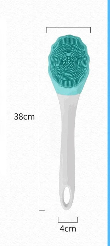 Green Electric Massager Silicone Bath Brush