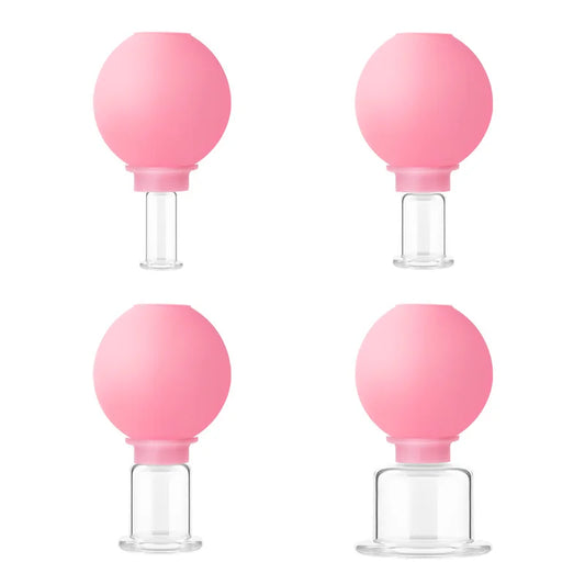 4 Piece Cupping Set | Silicone Cupping Therapy Kit