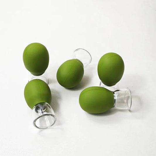 Green 4 Silicone Vacuum Suction Cups | Glass Suction Cups
