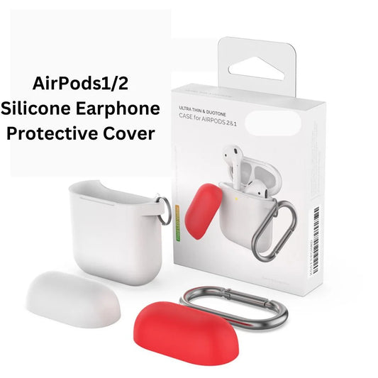 Ultra Thin & Duotone Silicone AirPods Case for AirPods 1&2