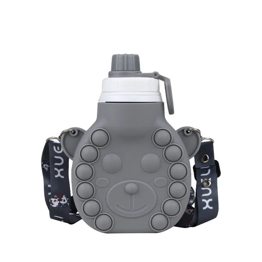 Dark Grey Children's Silicone Hot Water Bottle