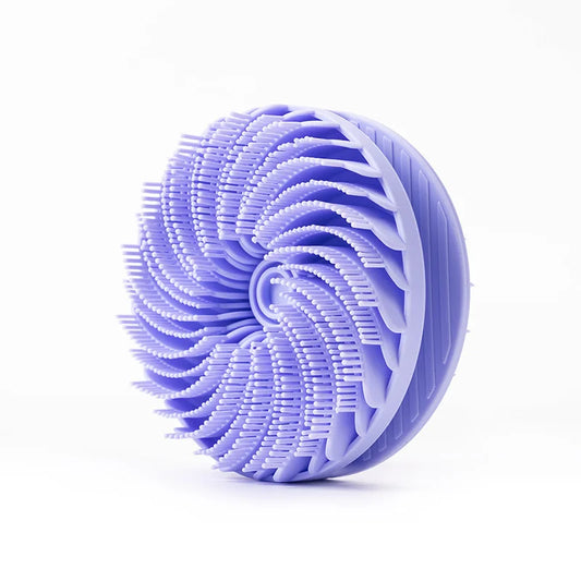 Purple Silicone Bathing Body Scrubber | Shower Scrubber