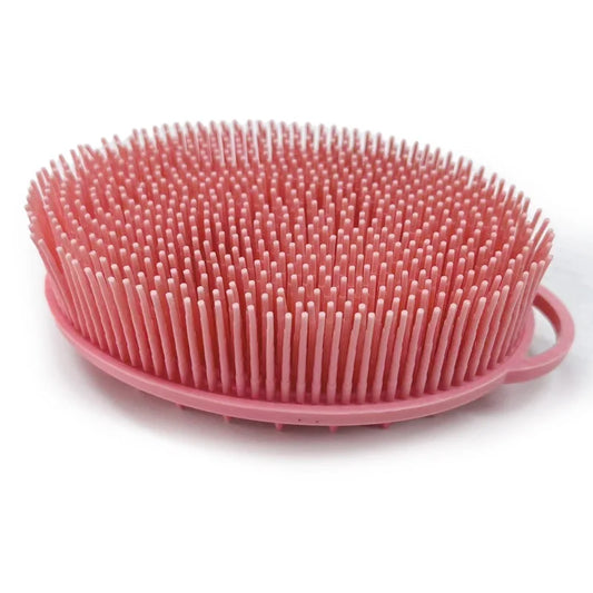 Rose Red Silicone Body Scrubber | Shower Brush