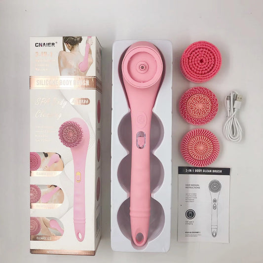Pink Electric Back Body Scrubber | Electric Brush for Body
