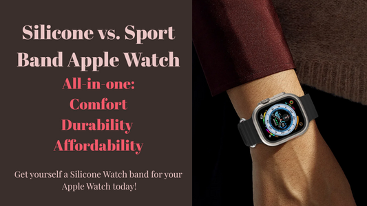 Silicone vs Sport Band Apple Watch, silicone bands apple watch, silicone bands for watches, apple watch bands silicone, best buy apple watch bands
