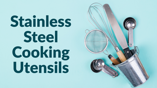 Stainless steel cooking utensils, Best stainless steel cooking utensils, Stainless steel cooking utensils set, Stainless steel cooking utensils made in USA, Cooking utensils stainless steel