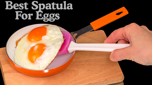 Best spatula for eggs, small spatula for eggs, flexible egg spatula, slotted egg spatula