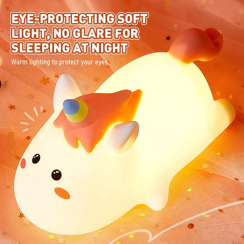 Rainbow Colors Kids Night Lights - Unicorn