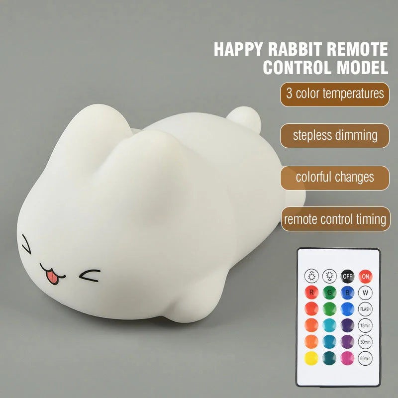 16 Colors Silicone Night Light for Kids