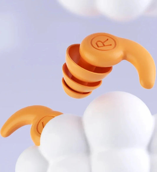 Orange Silicone Waterproof Earplugs | Earplugs for Swimming