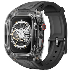 Black Silicone Watch Band For Apple Watches