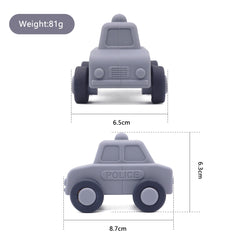 Child Silicone Toy Car Set