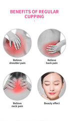 6 Cups Facial Cupping Set | Silicone Cupping Therapy Kit