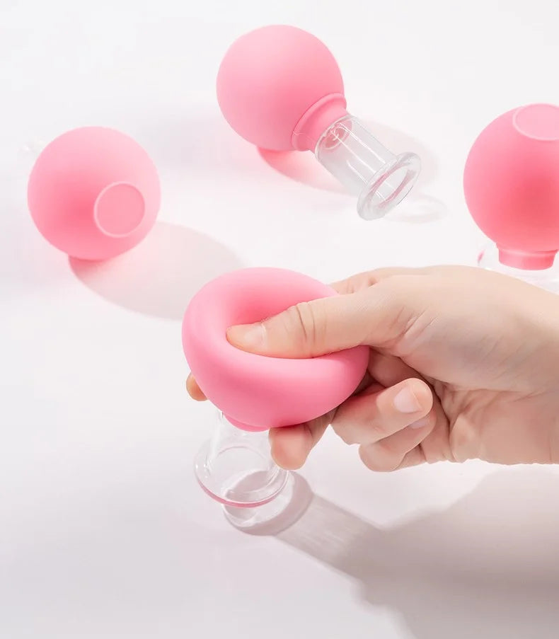 4 Piece Cupping Set | Silicone Cupping Therapy Kit