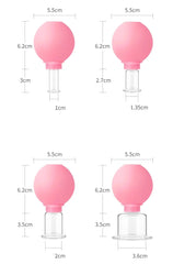 4 Piece Cupping Set | Silicone Cupping Therapy Kit