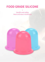 6 Cups Facial Cupping Set | Silicone Cupping Therapy Kit