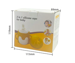 Cartoon Shaped Silicone Sippy cup for Newborn