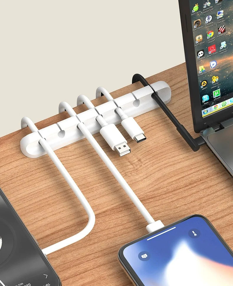 Silicone Cable Holder | Pack of five for best organization