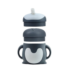 Cartoon Shaped Silicone Sippy cup for Newborn