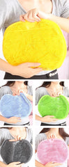 Black Shower Foot & Back Scrubber Massage Pad
