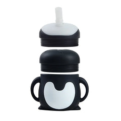 Cartoon Shaped Silicone Sippy cup for Newborn