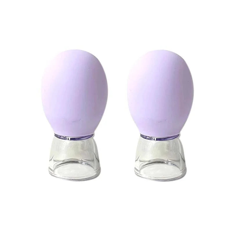 Light purple 4 Silicone Vacuum Suction Cups | Glass Suction Cups