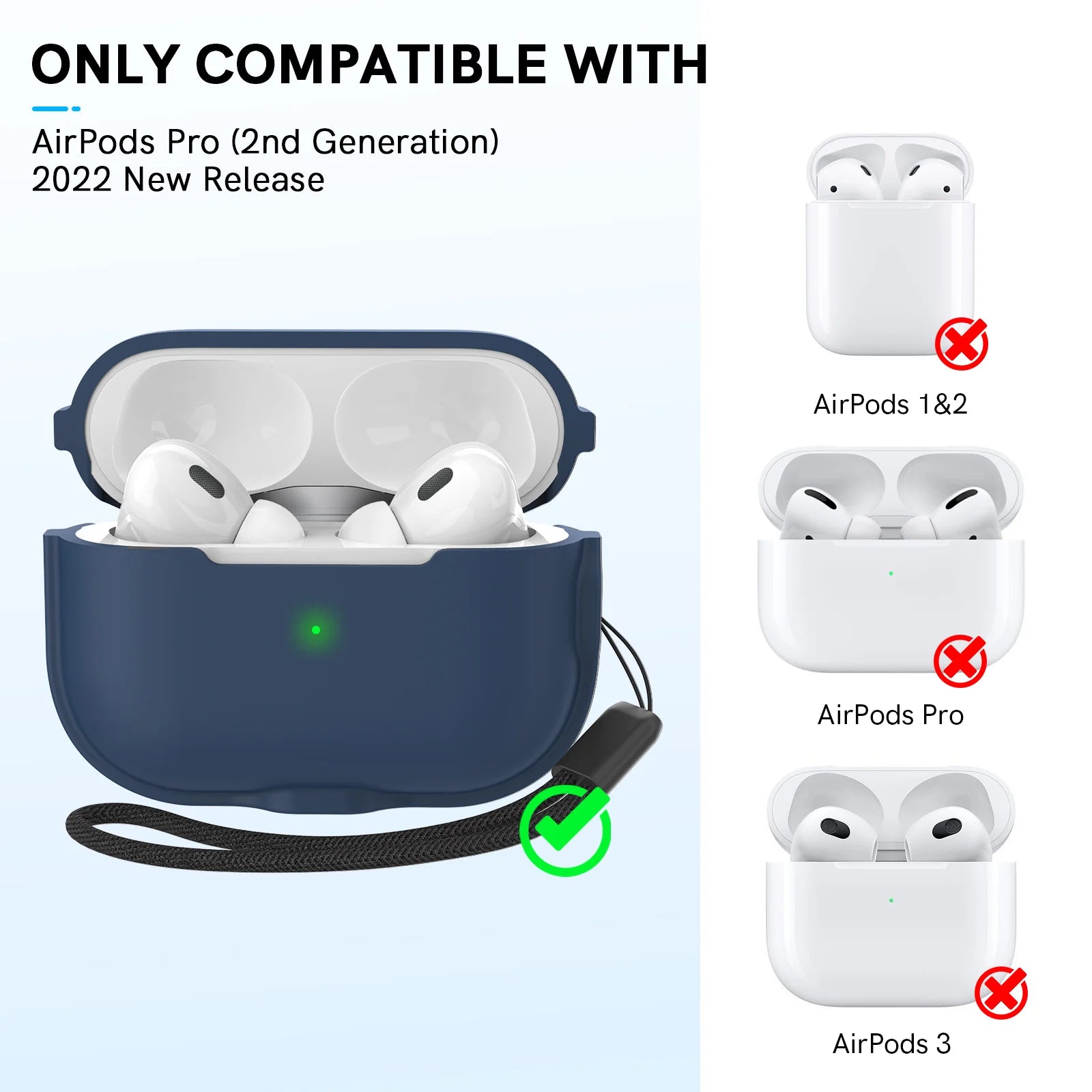 AirPods Pro Case Cover Compatible with MagSafe