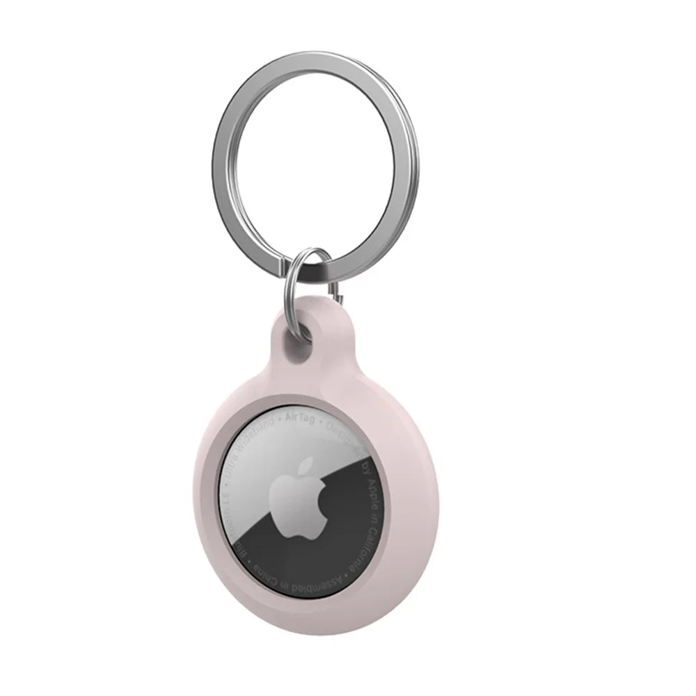 Pink Silicone Best Waterproof AirTag Case Pendant