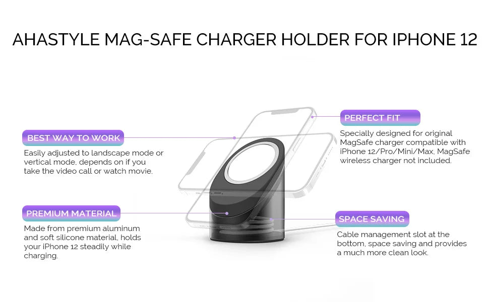Mag-Safe Charger Stand for IPhone 12, 13