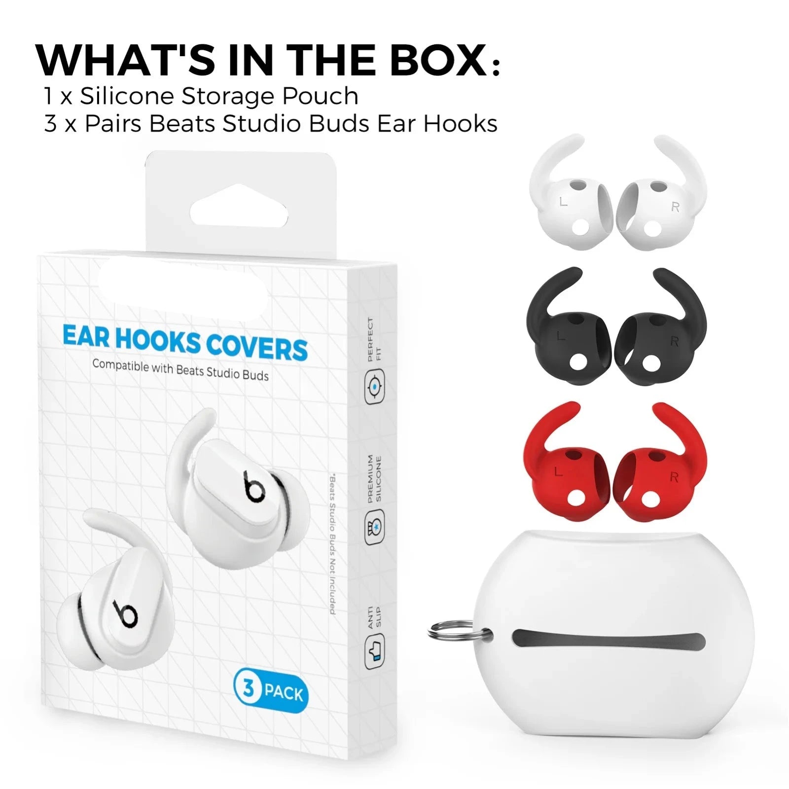Environment Friendly Silicone Anti-drop Ear Wings