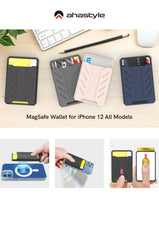 Silicone Magnetic Wallet Card for Apple iPhone