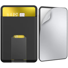 Silicone Magnetic Phone Wallet Card Holder Compatible with Apple