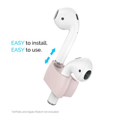 Silicone Apple Watch Band AirPods Holder