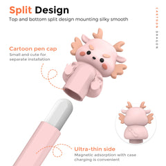 Cartoon Apple Pencil Case Cute Silicone Sleeve
