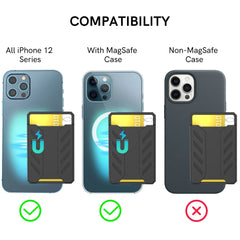Silicone Magnetic Wallet Card for Apple iPhone