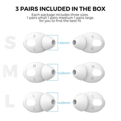 Apple Silicone AirPod Case with 3 Pairs of Ear Pads