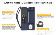 Silicone Apple TV Remote Case 4K/HD Siri