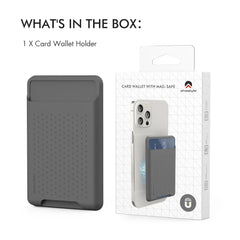 Phone Card Holder for the back of Mag-Safe Silicone Wallets and IPhone