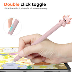 Cartoon Apple Pencil Case Cute Silicone Sleeve
