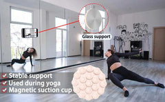 Magnetic Suction Cup Phone Holder for iPhone 15, 14, 13, and 12 Series