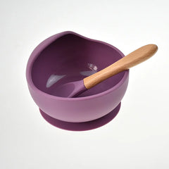 2-piece Baby Feeding Set | Baby Solid Food Bowl and Spoon