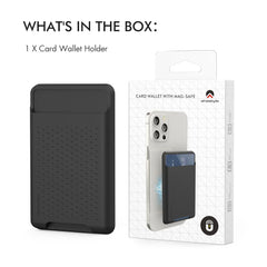 Phone Card Holder for the back of Mag-Safe Silicone Wallets and IPhone