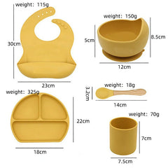 5-piece Silicone Baby Feeding Set | Best Feeding Set