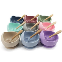 2-piece Baby Feeding Set | Baby Solid Food Bowl and Spoon