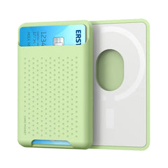 Green Magnetic iPhone x Card Holder Case Compatible with iPhone 12