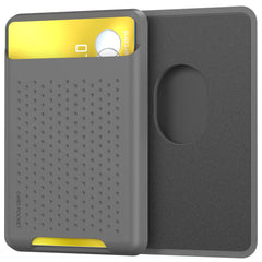 Grey Magnetic iPhone x Card Holder Case Compatible with iPhone 12