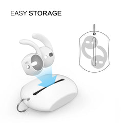 Silicone AirPod Ear Hooks Compatible with AirPods 1 & 2