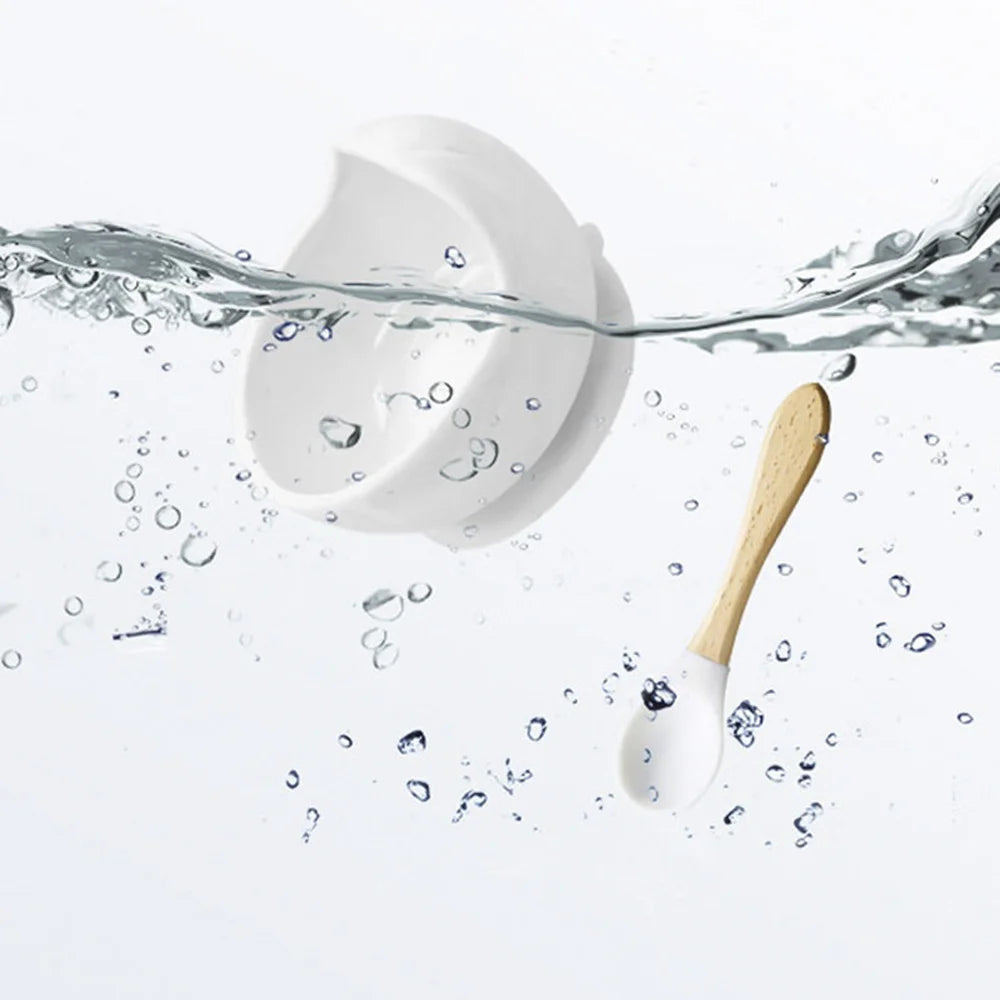 2-piece Baby Feeding Set | Baby Solid Food Bowl and Spoon