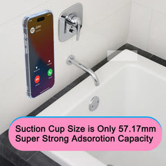 Magnetic Suction Cup Phone Holder for iPhone 15, 14, 13, and 12 Series
